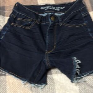 American Eagle Outfitters Dark Blue Jean Shorts
